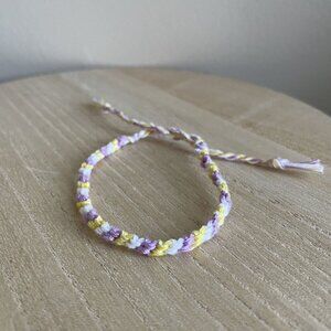 Laoise Bracelet, anklet, trendy, comfortable, tie, embroidery thread, woven, gif